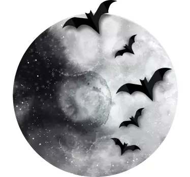 Kuutamoinen t-paita halloweeniksi - Tenstickers