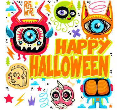 Hauska halloween-juhlat-paita - Tenstickers