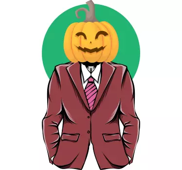 Kurpitsapääpaita halloweeniksi - Tenstickers