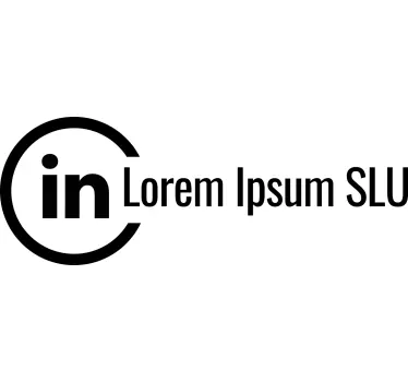Mukautettu linkedin-tili t-paita - Tenstickers