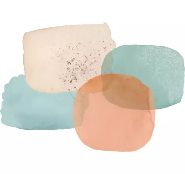 Pastellimuodot muotit-paita - Tenstickers