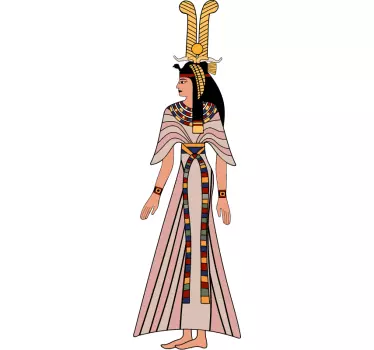 Muinaisen egyptin kuningattaren t-paita - Tenstickers