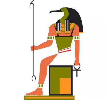 Egyptiläistyylinen kuvio t-paita - Tenstickers