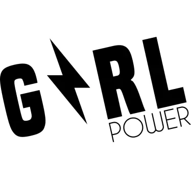"girl power" t-paita - Tenstickers