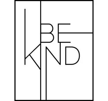 Moderni "be kind" t-paita - Tenstickers