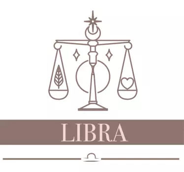 Vaaka tasapainosymboli t-paita - Tenstickers
