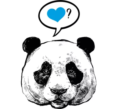 Söpöt pandat rakastaville t-paita - Tenstickers