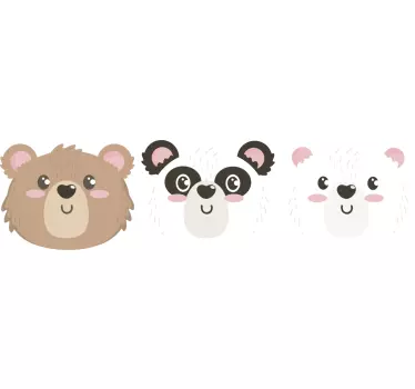 Kolme karhua paita lapselle - Tenstickers