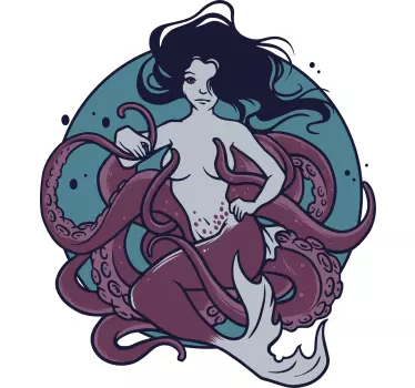 Merihirviökädetteltatt-paita - Tenstickers