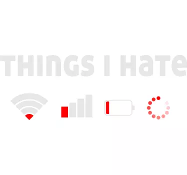 Nörtin viha-t-paita - Tenstickers