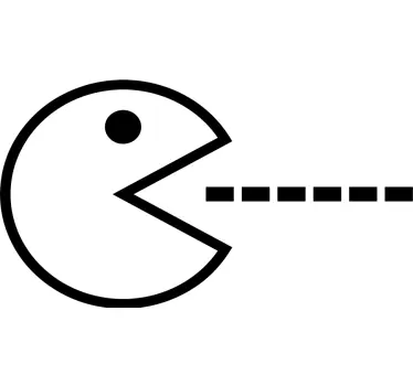 Couple T Shirts Yksivärinen pac-man ja haamu - Tenstickers