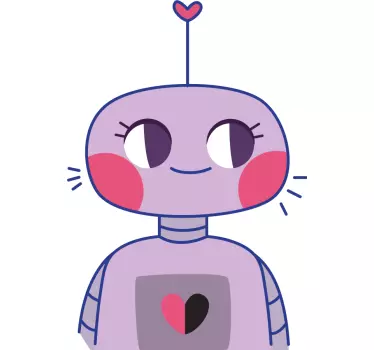 Söpö robottipari t-paidat - Tenstickers