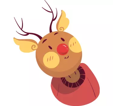 Rakastuneet porot joulu t-paita kahdelle - Tenstickers