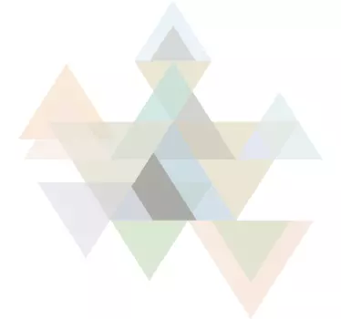 Geometrinen kolmio-kuvio t-paita - Tenstickers