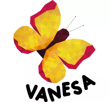 Vauvalle t-paita elävä perhonen taide - Tenstickers