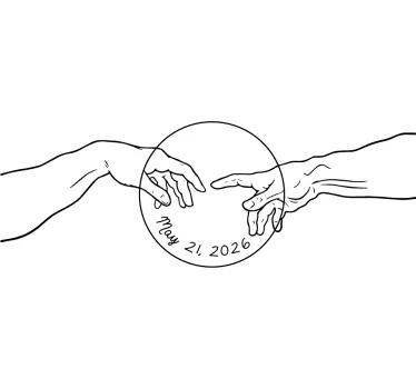äiti ja tytär t-paita sydänten syleilyssä - Tenstickers
