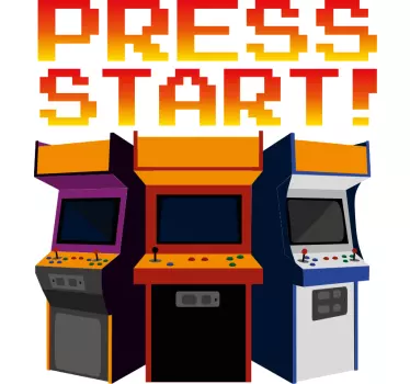 Retro pelikonesuunnittelun t-paita - Tenstickers