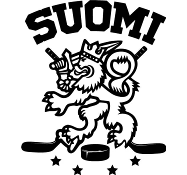Suomalainen jääkiekko t-paita - Tenstickers