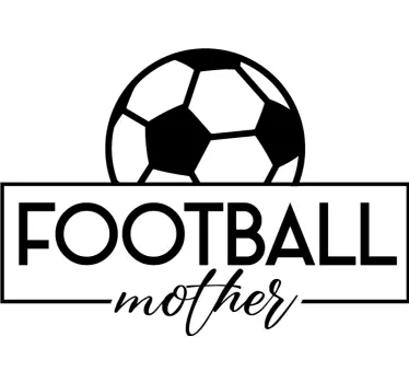 Jalkapallo äiti ja tytär äiti tytär tpaita - Tenstickers