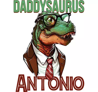 Isäsaurus paita isänpäivälle - Tenstickers