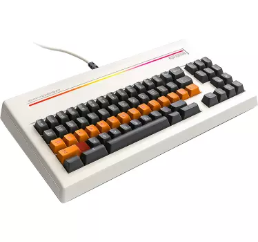 Retro tietokoneen näppäimistö t-paita - Tenstickers