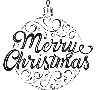 Joulukoriste Merry Christmas jouluhupparit - Tenstickers