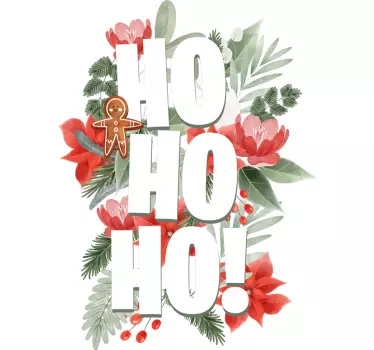 Ho ho ho design jouluhupparit - Tenstickers