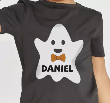 Räätälöitävä lasten halloween-paita haamulla paita halloween - Tenstickers