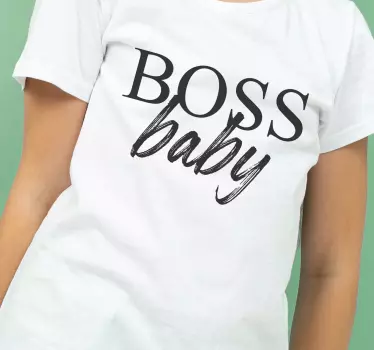 Boss lady ja vauvan paita tpaita äiti tytär - Tenstickers