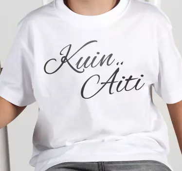 Tytär kuten tpaita äiti tytär - Tenstickers