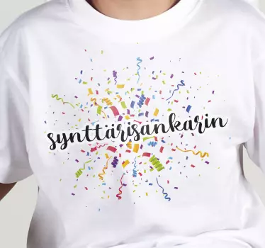 Syntymäpäivän äiti tpaita äiti tytär - Tenstickers