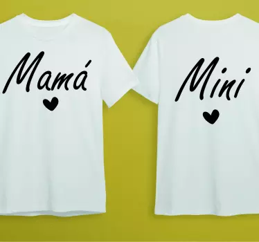 äiti ja mini tpaita äiti tytär - Tenstickers