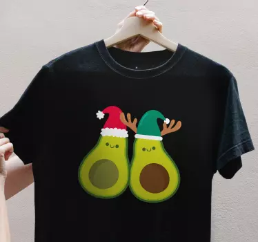 Avokadojuhlat kaksikko t-paita halloweeniksi - Tenstickers
