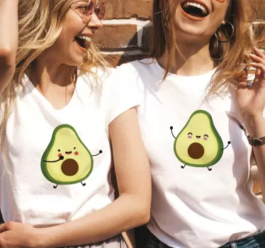 Camiseta aguacates sarjakuva samanlaiset paidat - Tenstickers