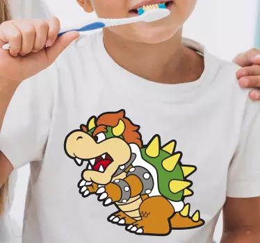 Camiseta de bowser paita lapselle - Tenstickers