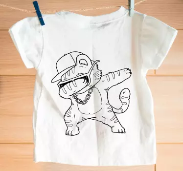 Cool cat tunnelma lasten t-paita - Tenstickers