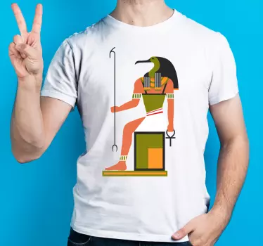Egyptiläistyylinen kuvio t-paita - Tenstickers