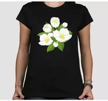 Elegantti kukka-asetelma t-paita - Tenstickers