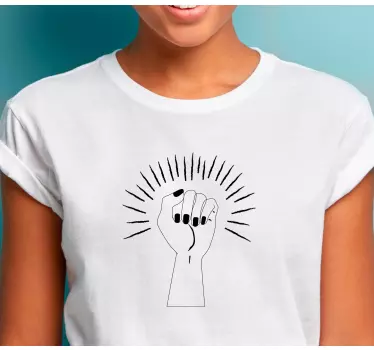 Feministinen ensimmäinen t-paita - Tenstickers