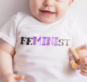 Feministiset t-paidat vauvoille ja lapsille - Tenstickers