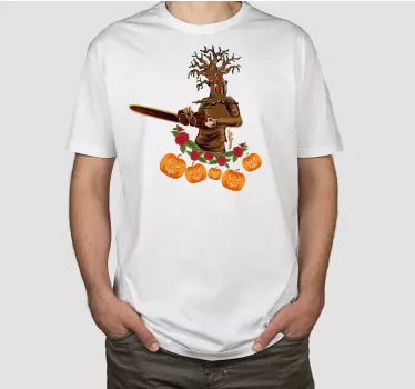 Hirviö puu t-paita halloweeniksi - Tenstickers