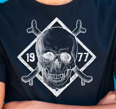 Henkilökohtainen terryfing-luuranko paita halloween - Tenstickers