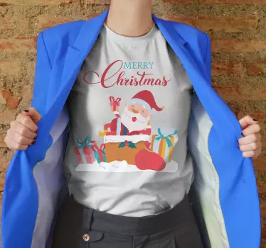 Iloista joulua t-paita jouluksi - Tenstickers