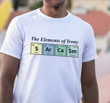 Ironian elementit t-paita - Tenstickers