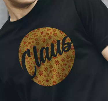Joulu lumihiutaleet muokattavissa paita jouluun - Tenstickers