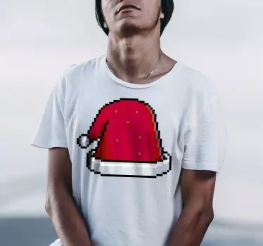 Joulupukin hattu joulu t-paita - Tenstickers