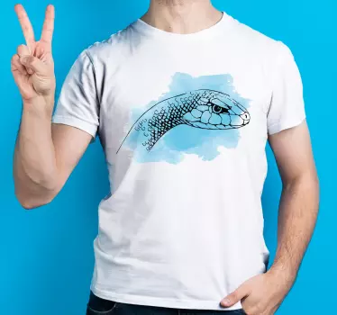 Käärmeenkäpäläkuvio t-paita - Tenstickers