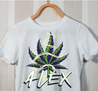 Kannabiksen kuva graffiti -paita - Tenstickers