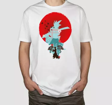 Kulttuurinen samurai taidepaita - Tenstickers