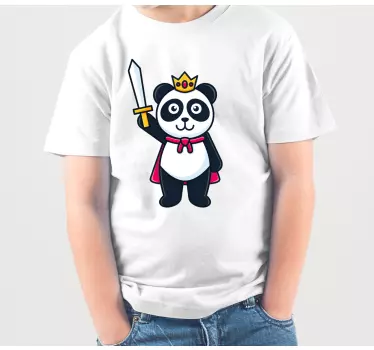Kuningas pandan seikkailu lasten t-paita - Tenstickers